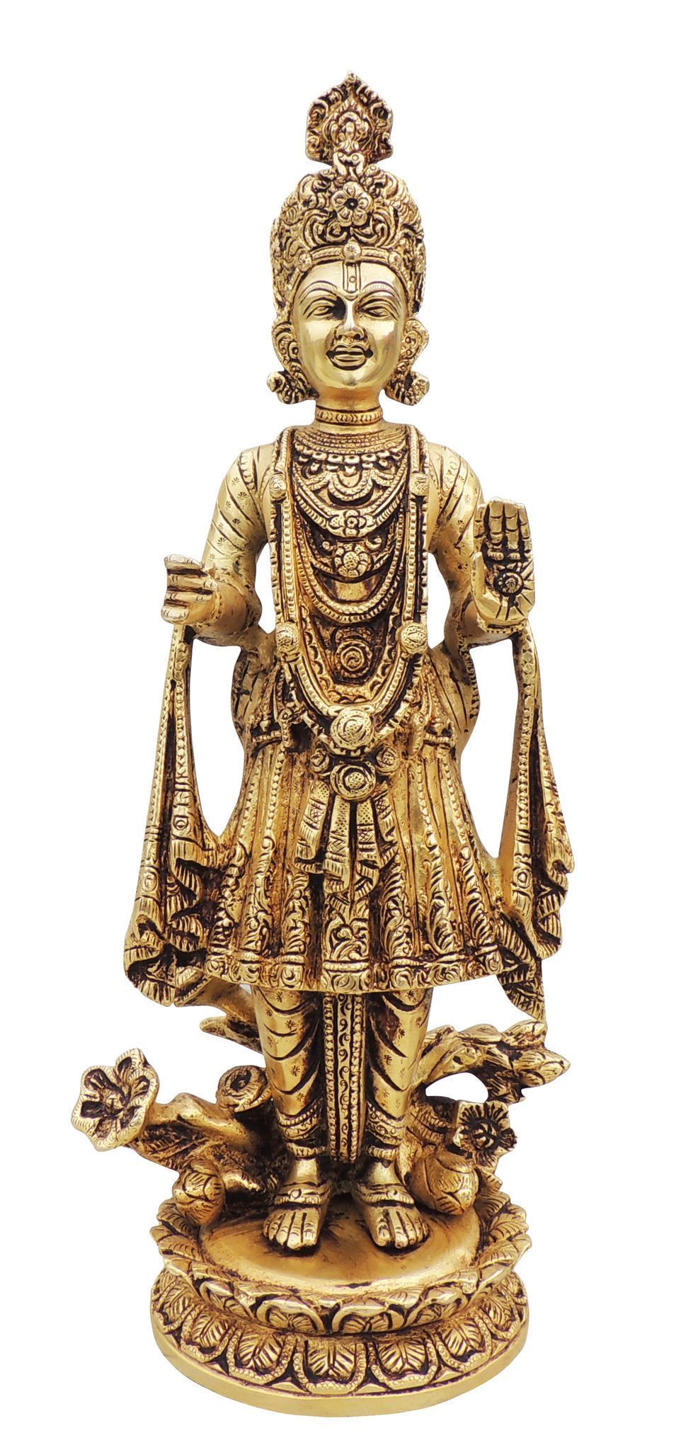 Brass Swami Narayan — 12.5"