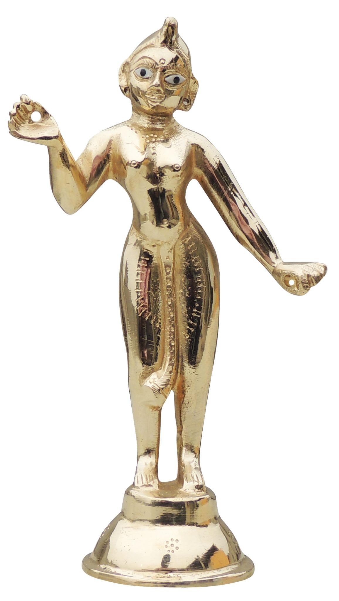Brass Radha Jugal Jodi — 8"