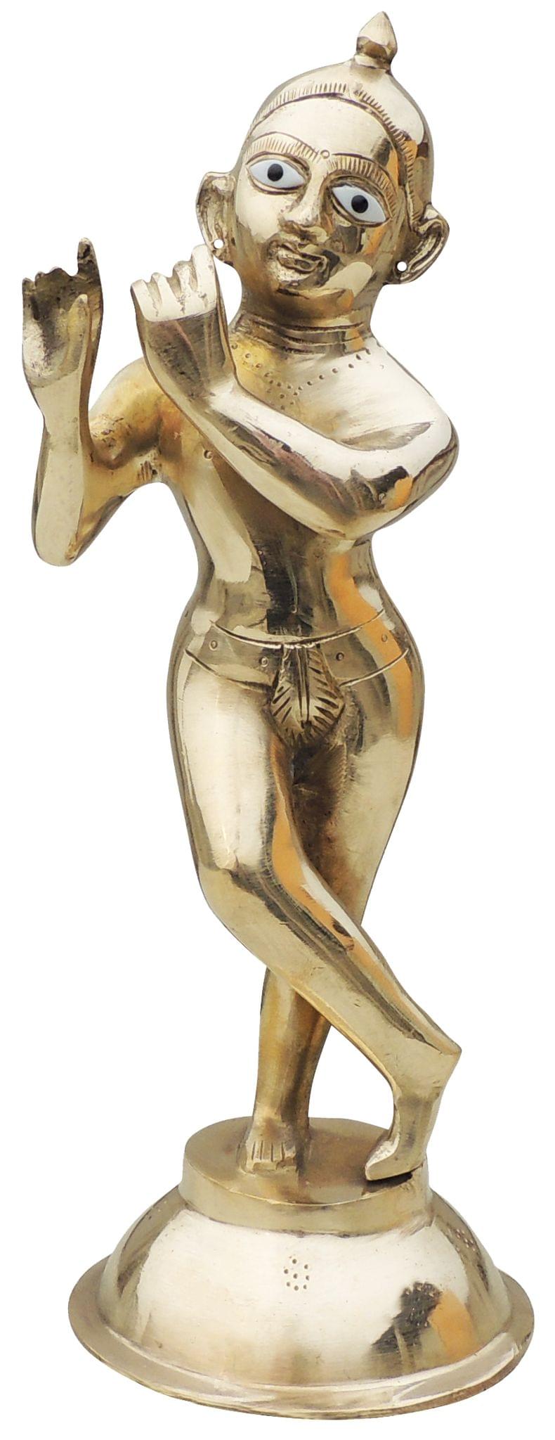 Brass Krishna — 12.5"