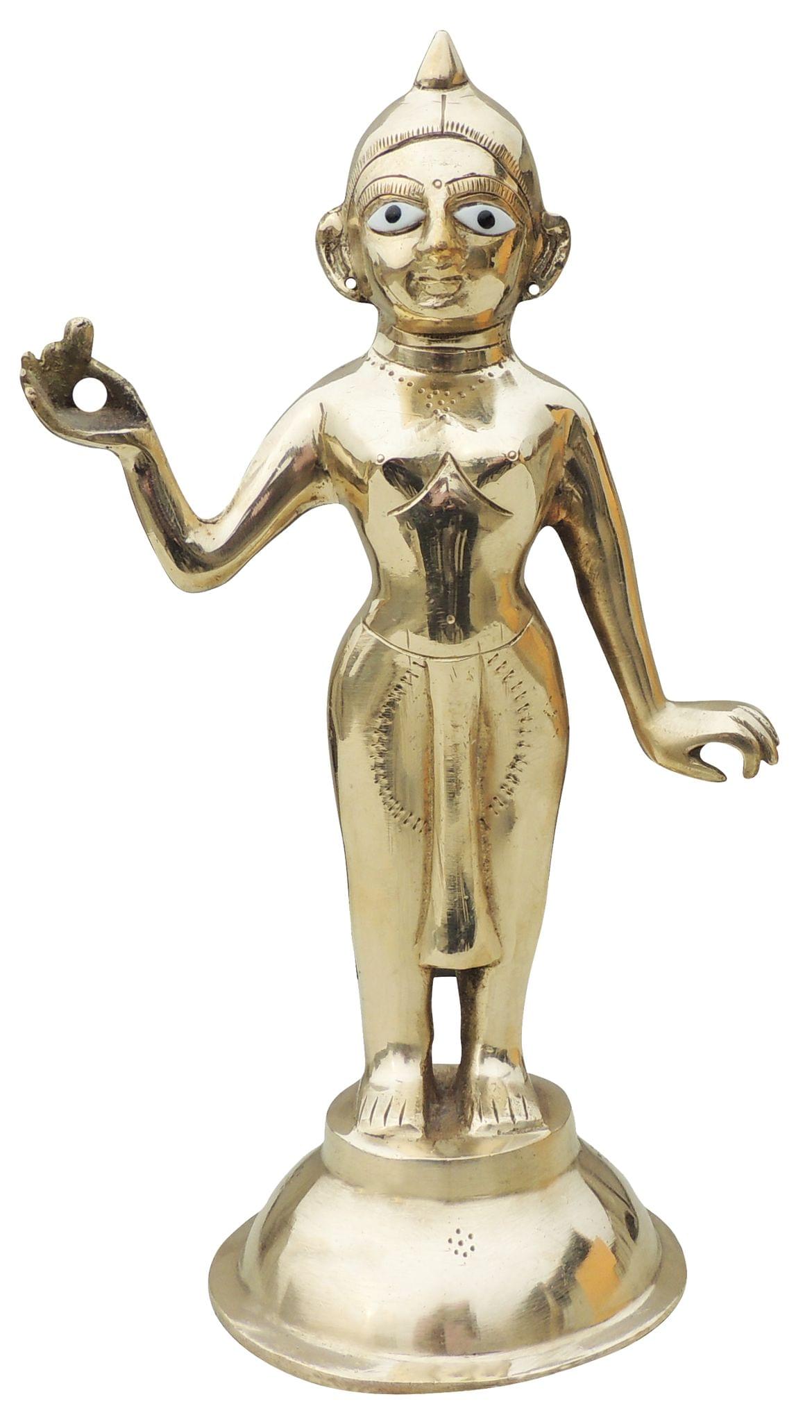 Brass Radha Jugal Jodi — 11.5"
