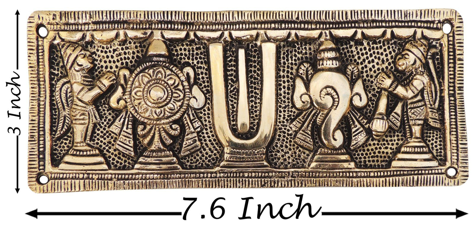 Brass Wall Shank Chakra — 3"