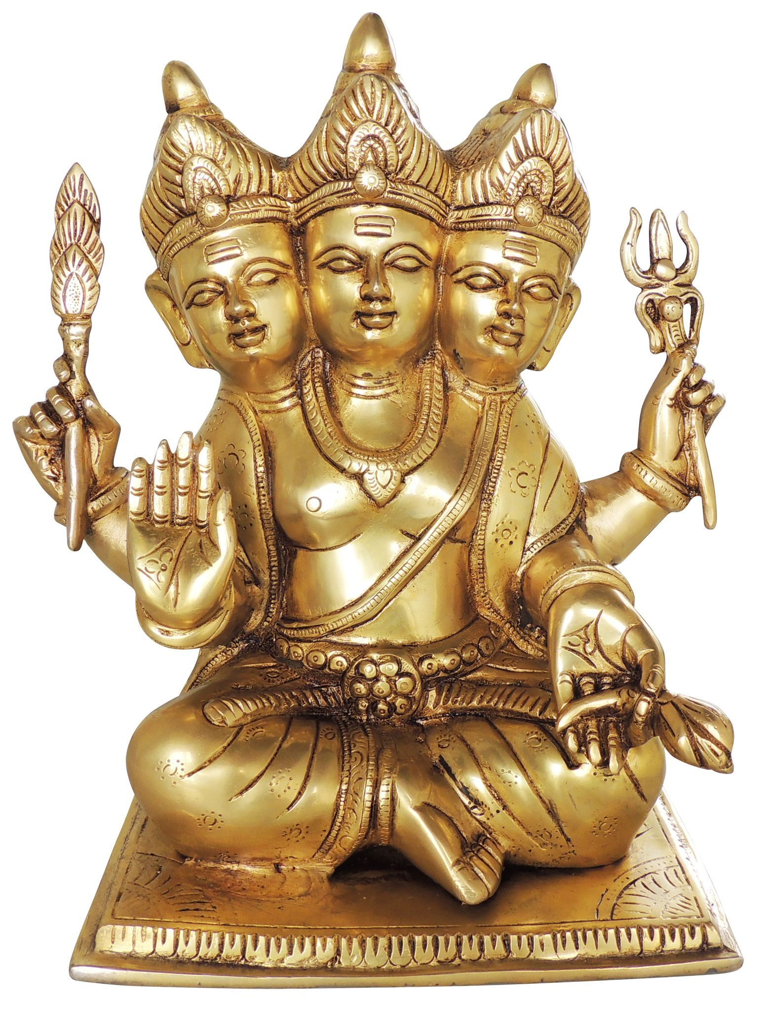 Brass Murugan, Kartikeya — 12.5"