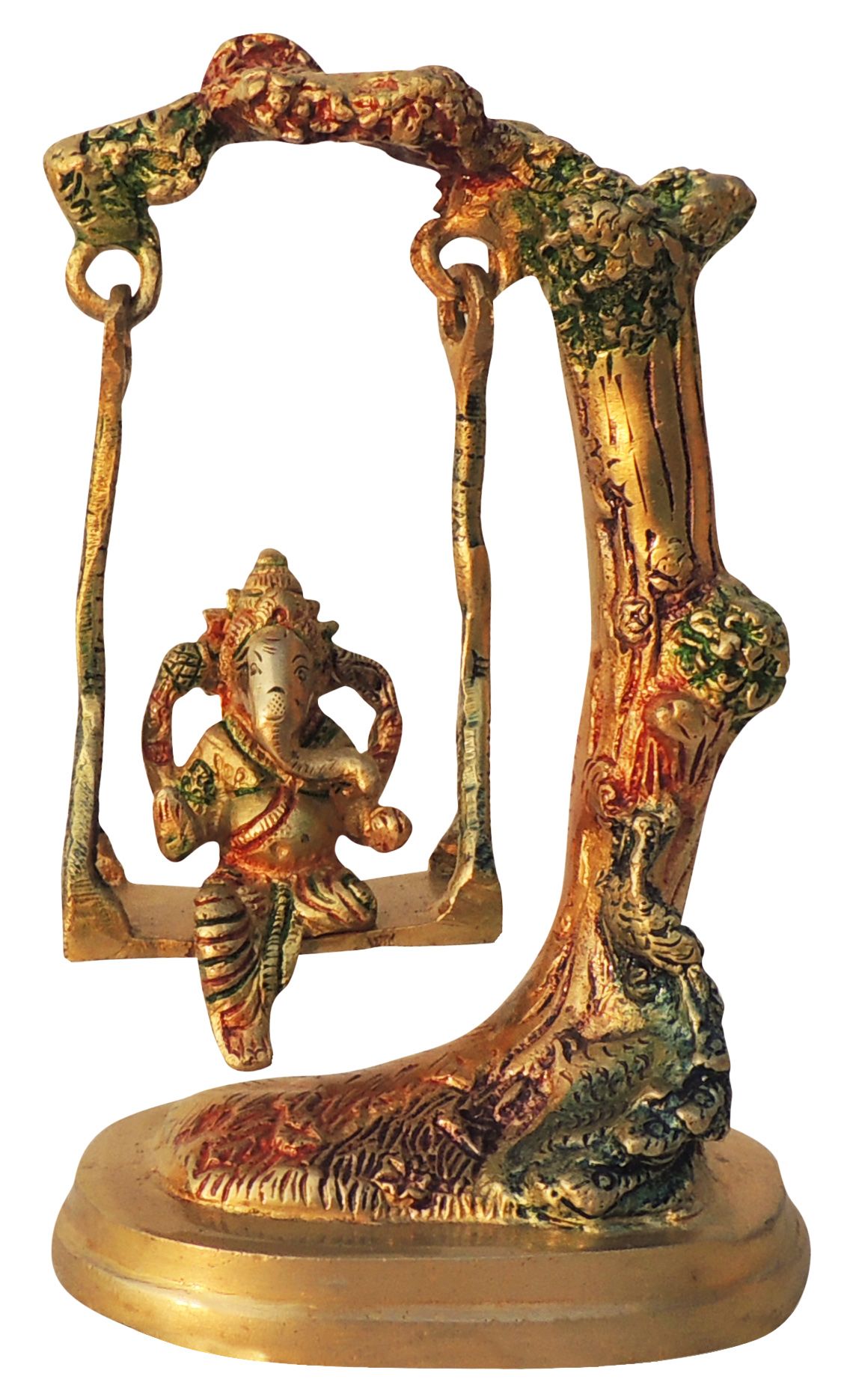 Brass Ganesh — 7"