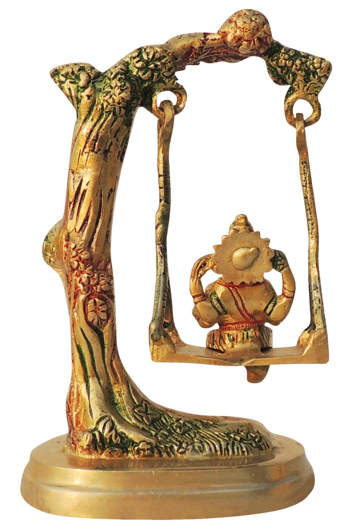 Brass Ganesh — 7"