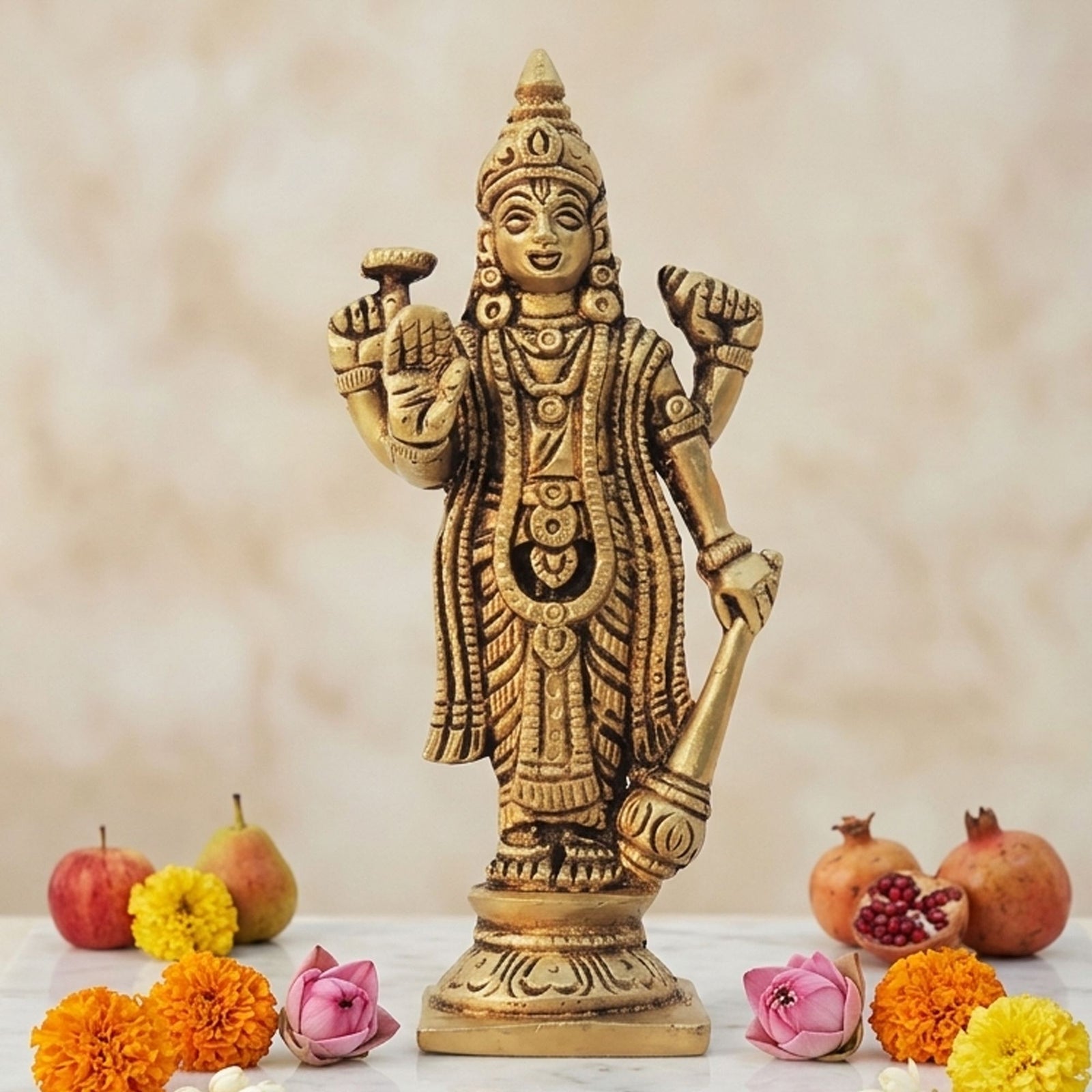 Brass Vishnu — 5"