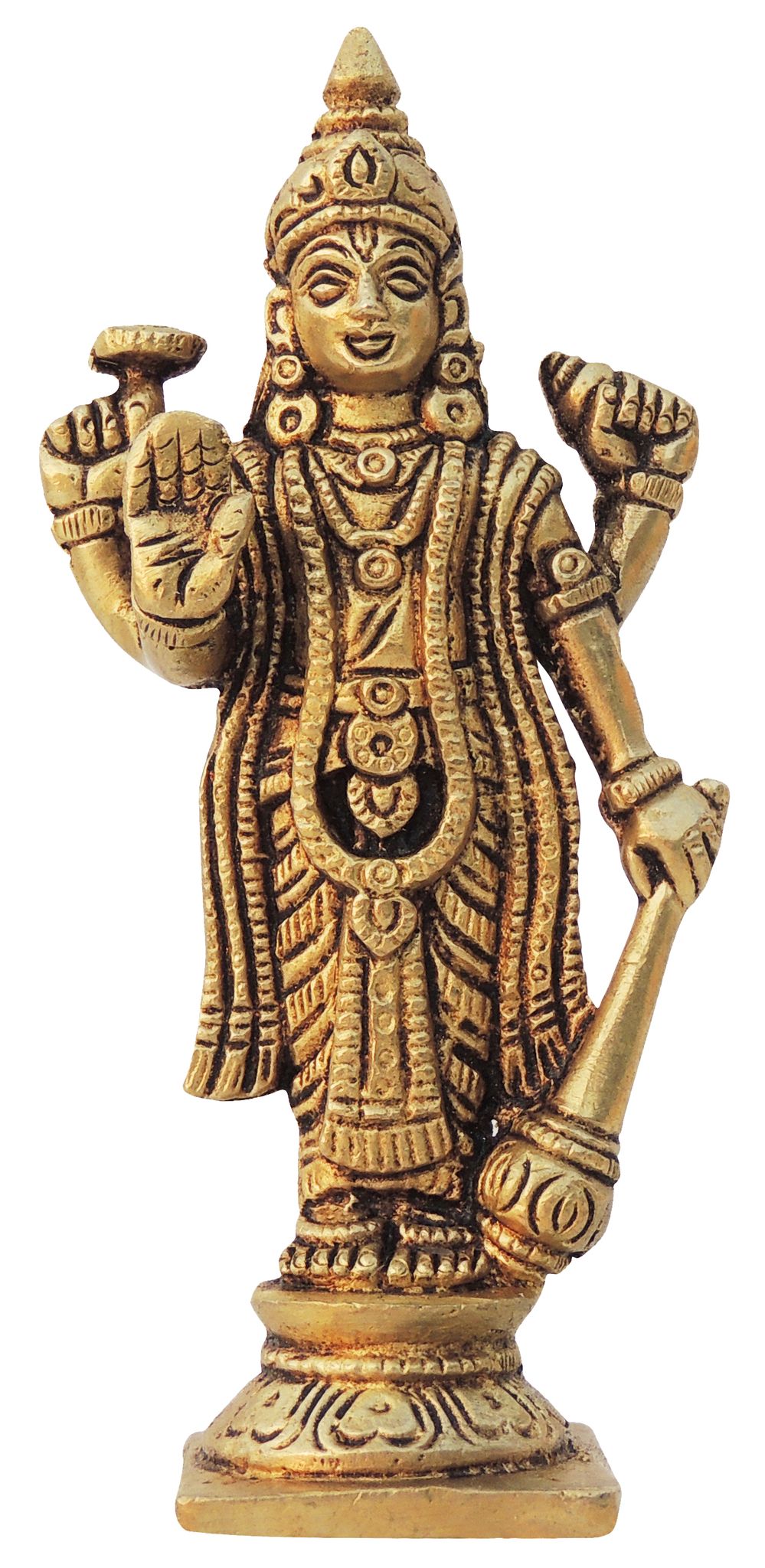 Brass Vishnu — 5"
