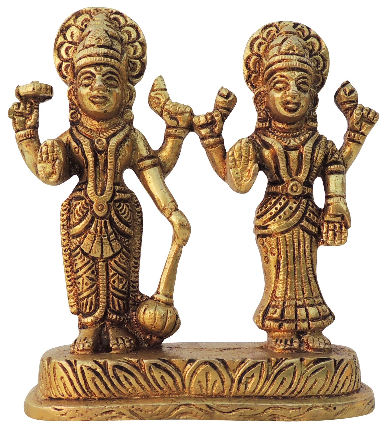 Brass Lakshmi — 4.5"