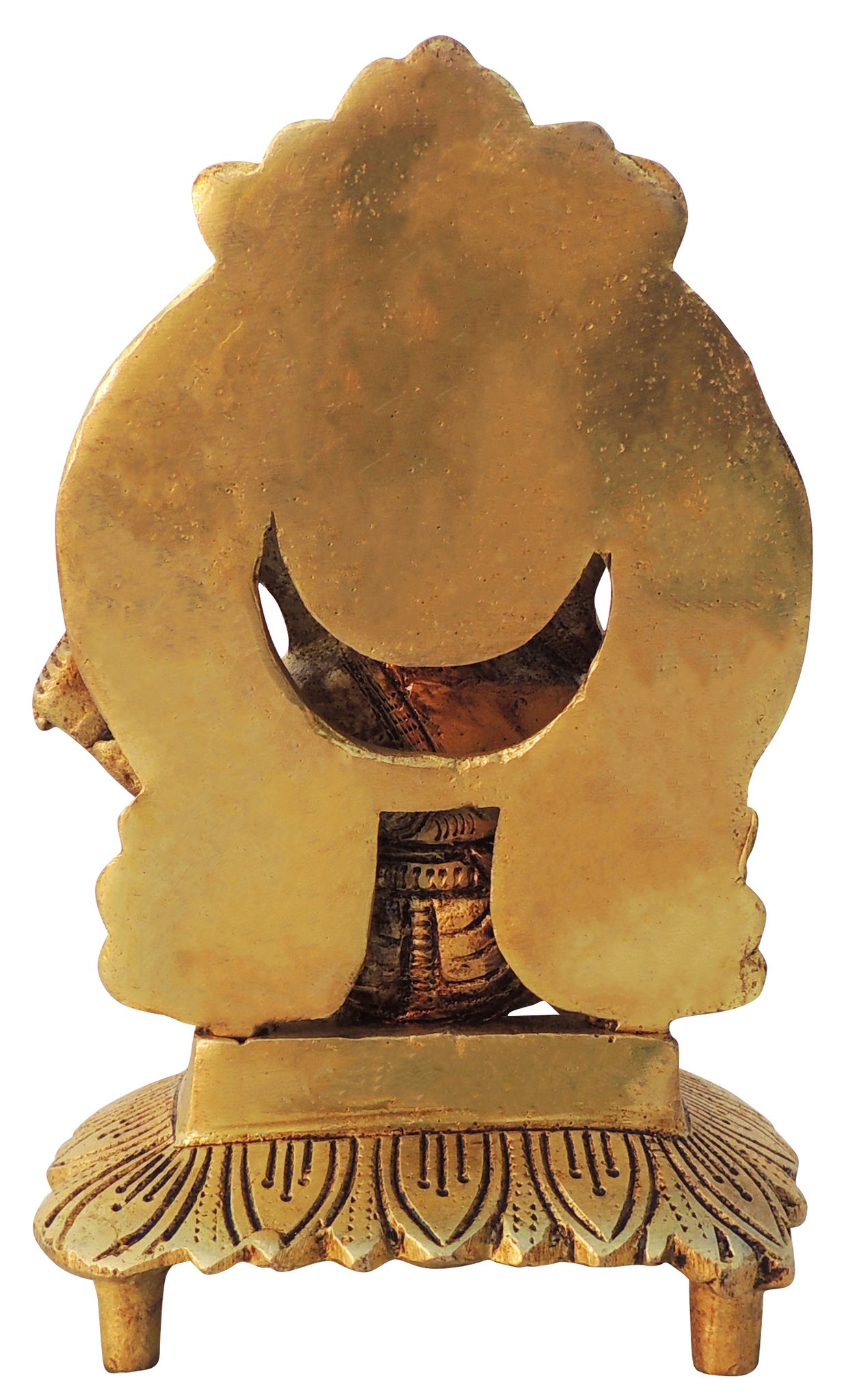 Brass Ganesh — 6.6"