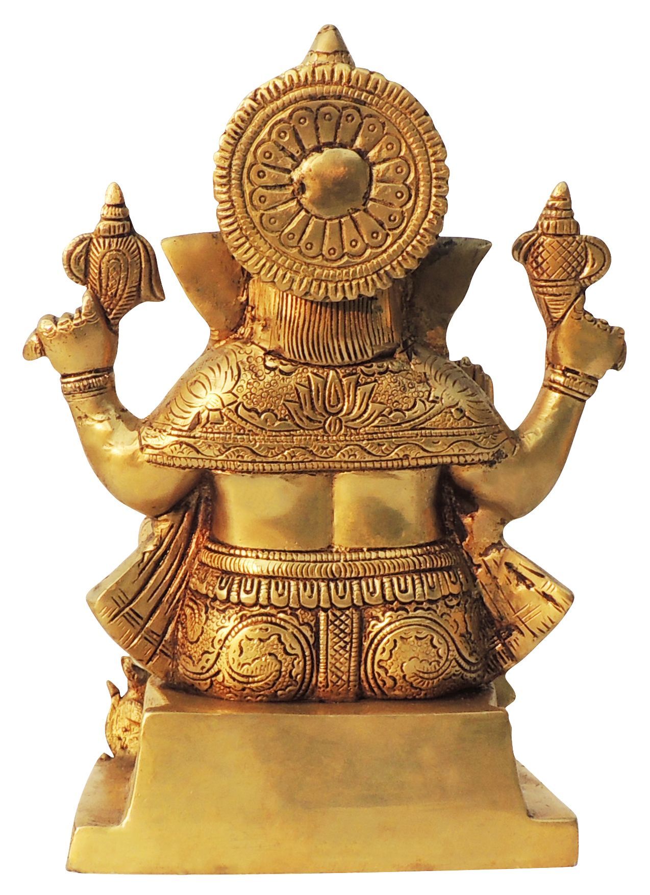 Brass Ganesh — 9"