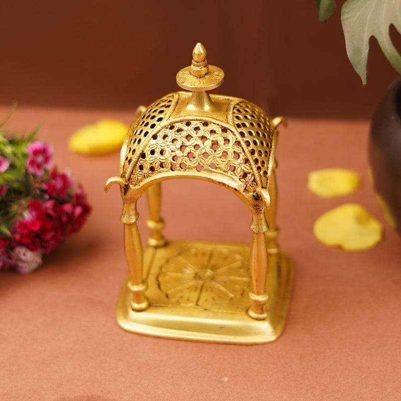 Brass Temple Mandir — 7"