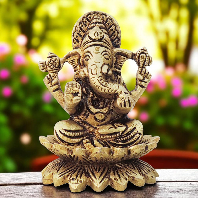 Brass Ganesh — 3"