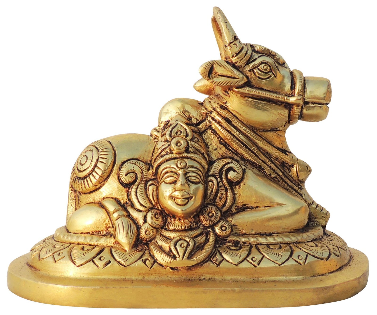 Brass Nandi — 4"