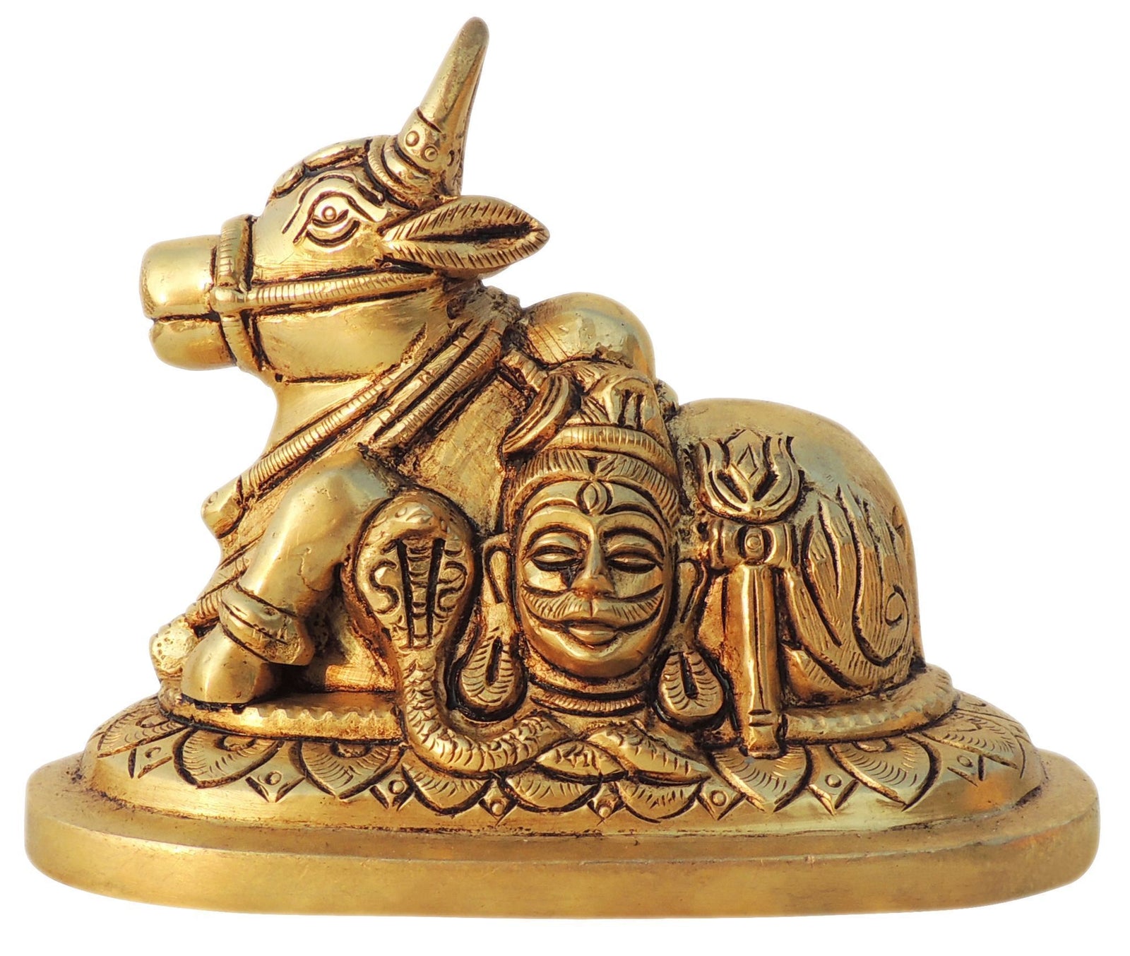 Brass Nandi — 4"