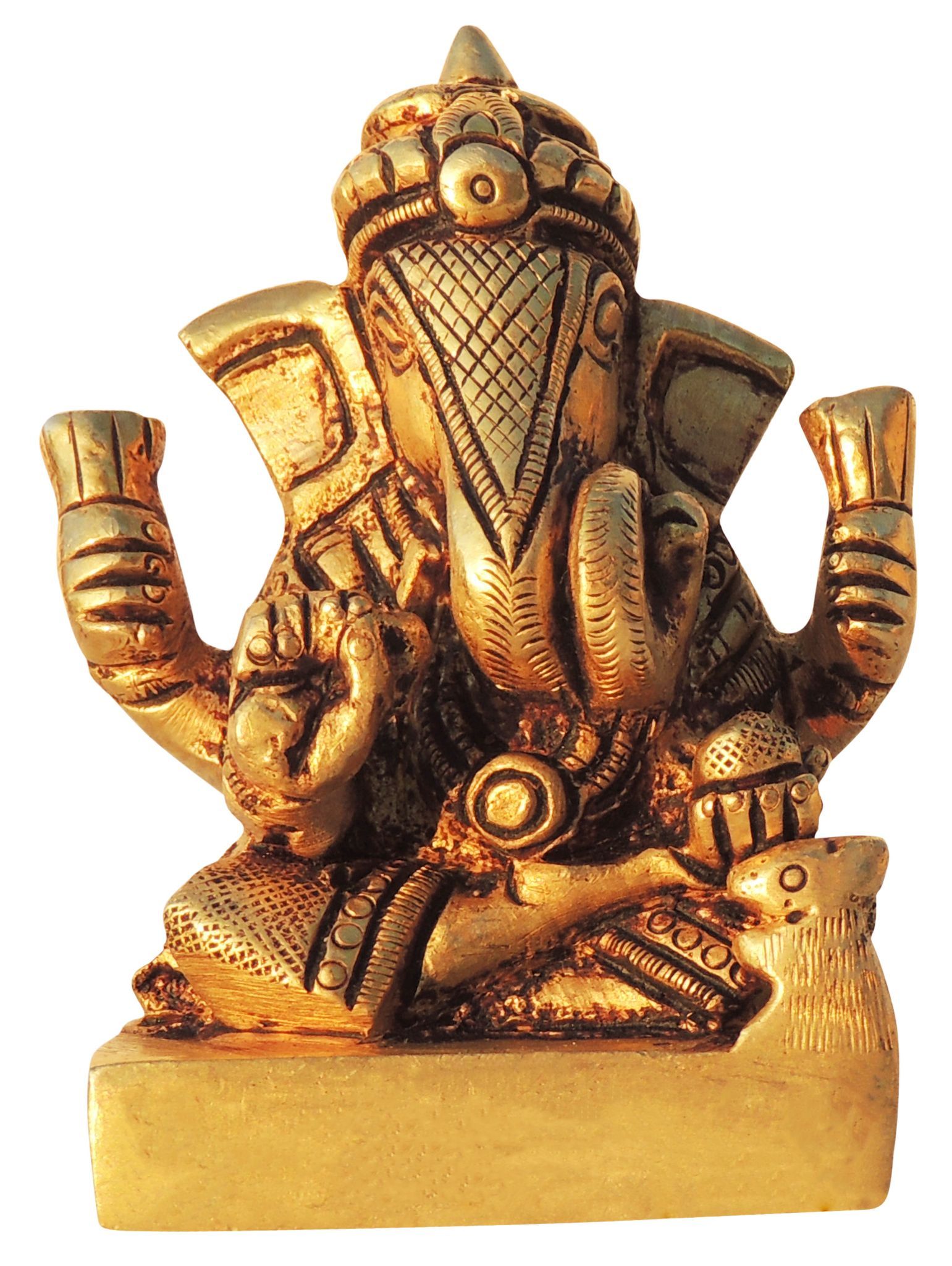 Brass Ganesh — 3"