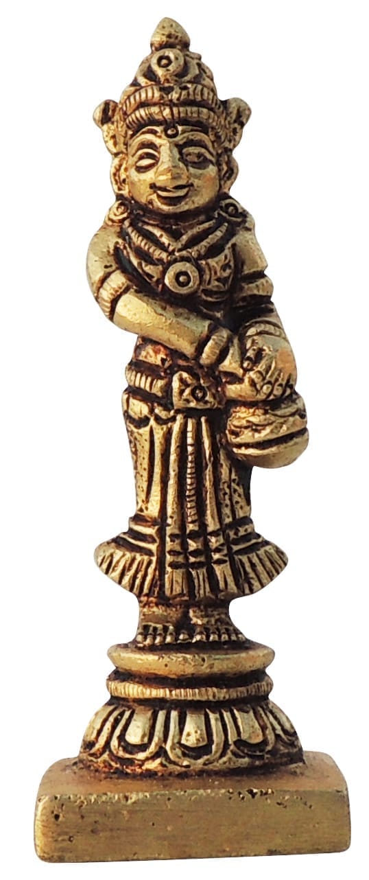 Brass Radha — 3"