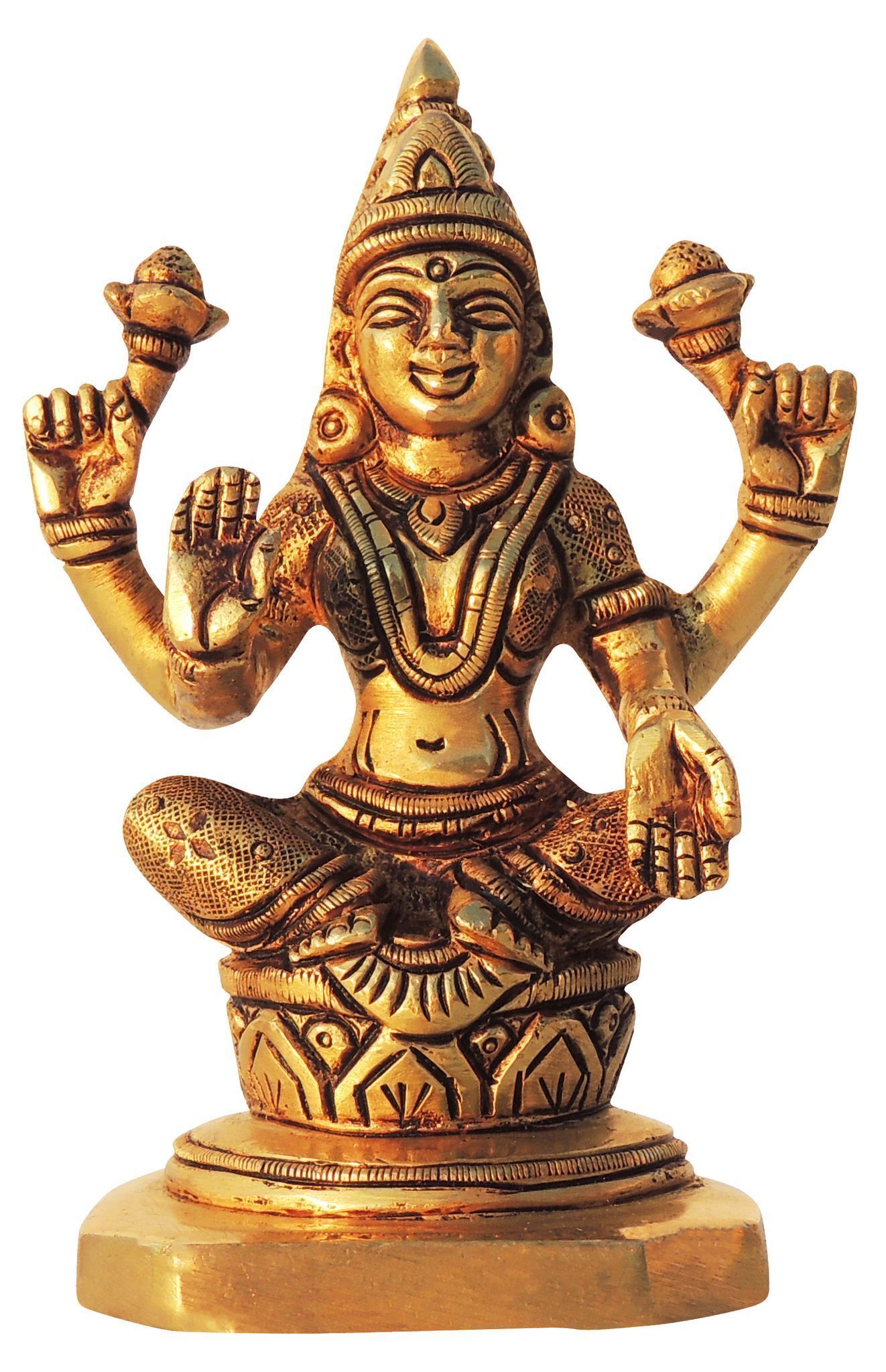 Brass Lakshmi — 4.2"