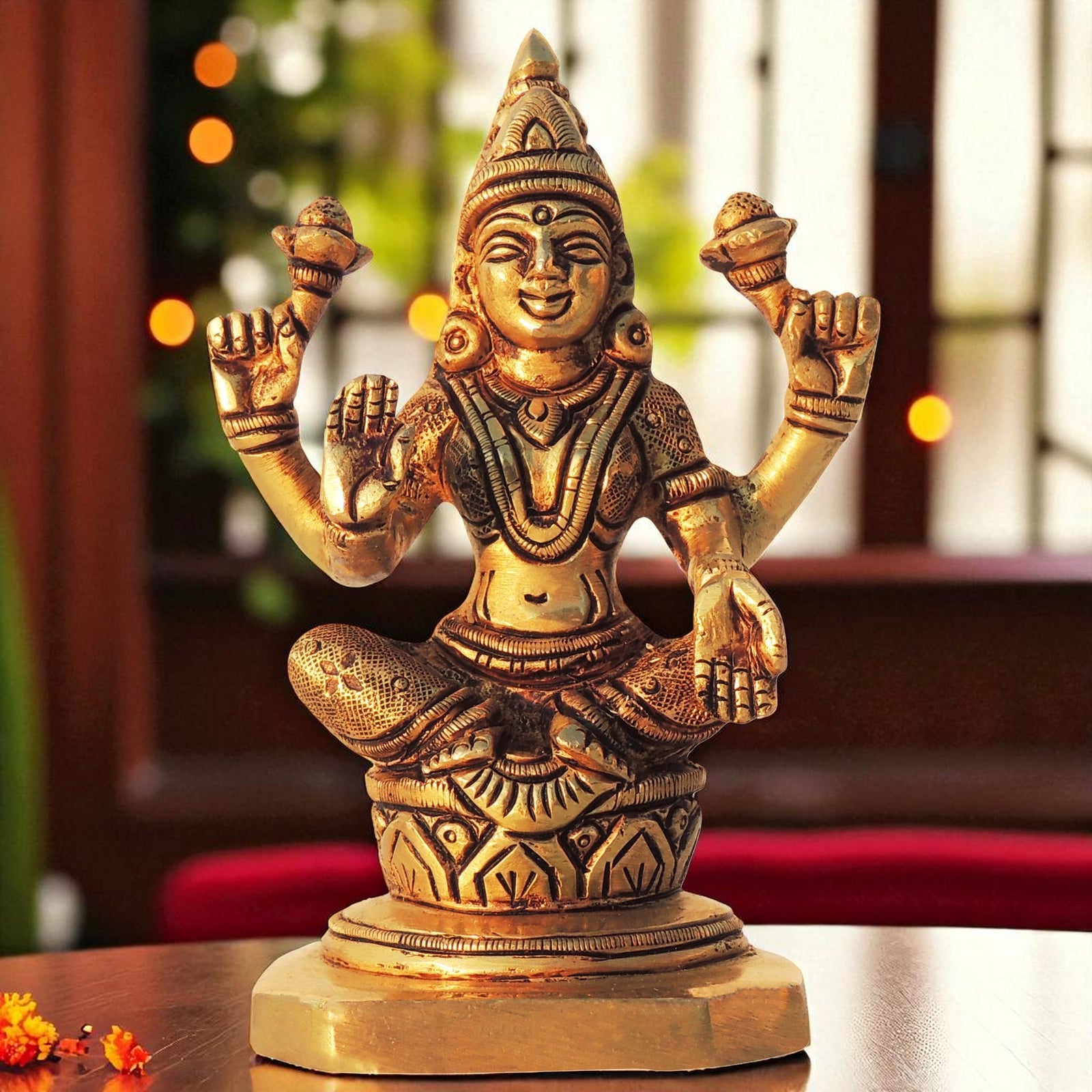 Brass Lakshmi — 4.2"