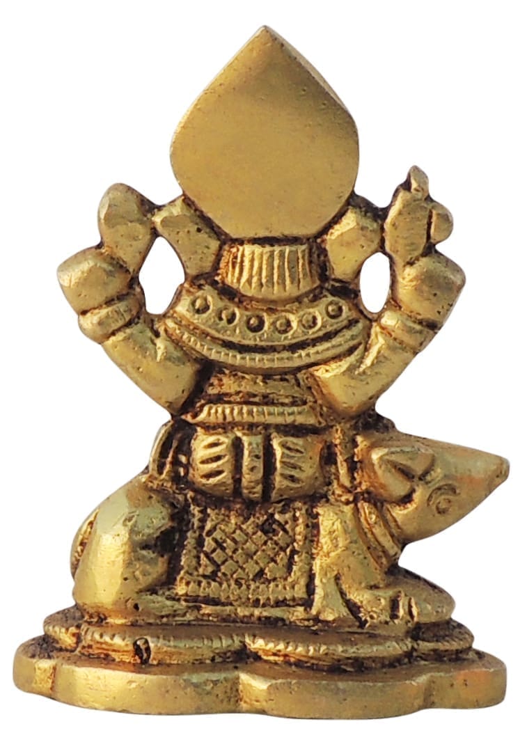 Brass Ganesh — 2.5"