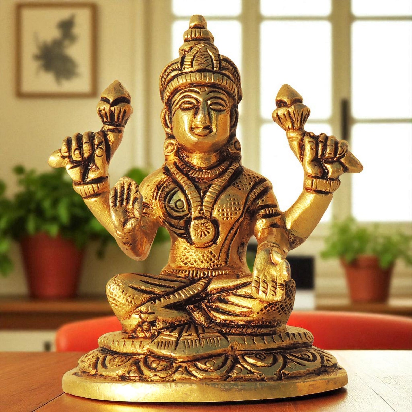 Brass Lakshmi — 3"