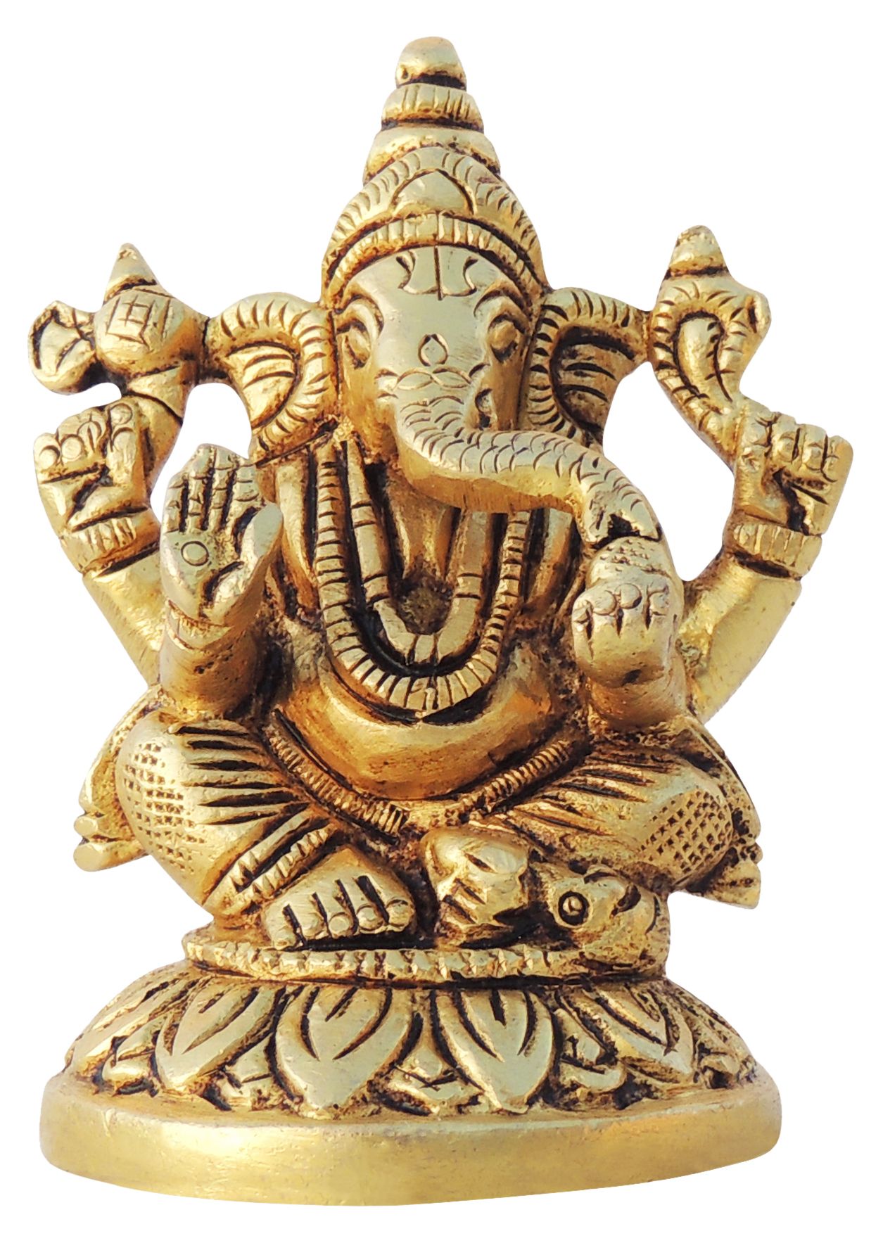 Brass Ganesh — 3"