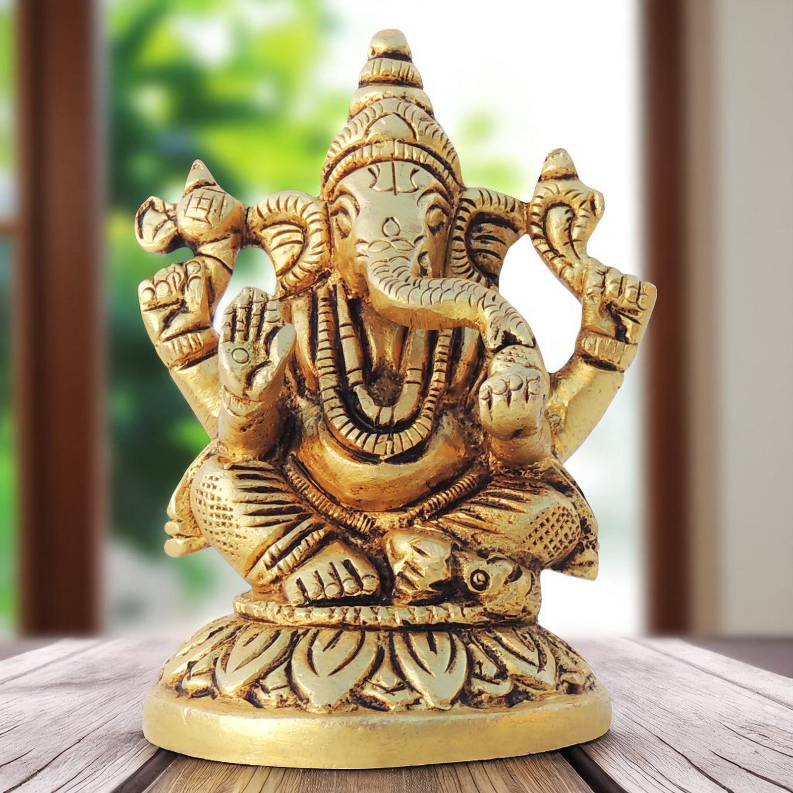 Brass Ganesh — 3"