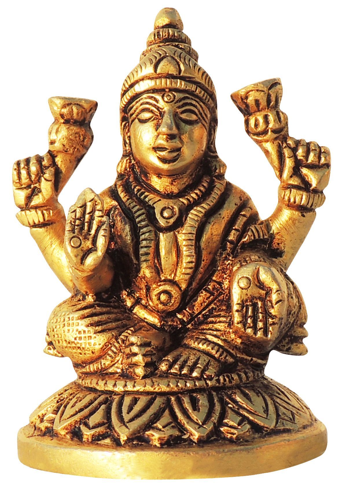 Brass Lakshmi — 2.5"