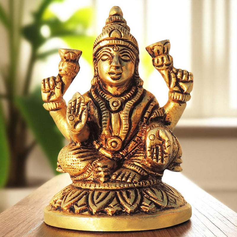 Brass Lakshmi — 2.5"