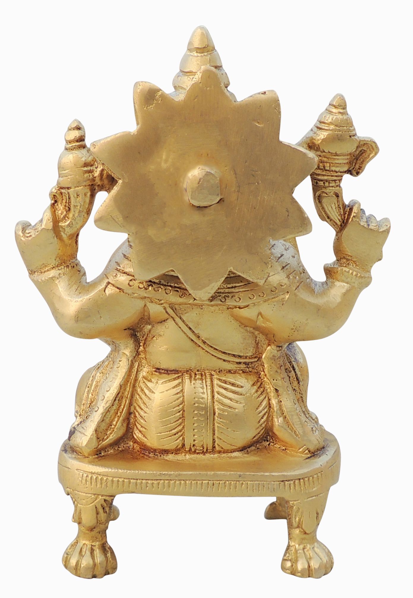 Brass Ganesh — 6"