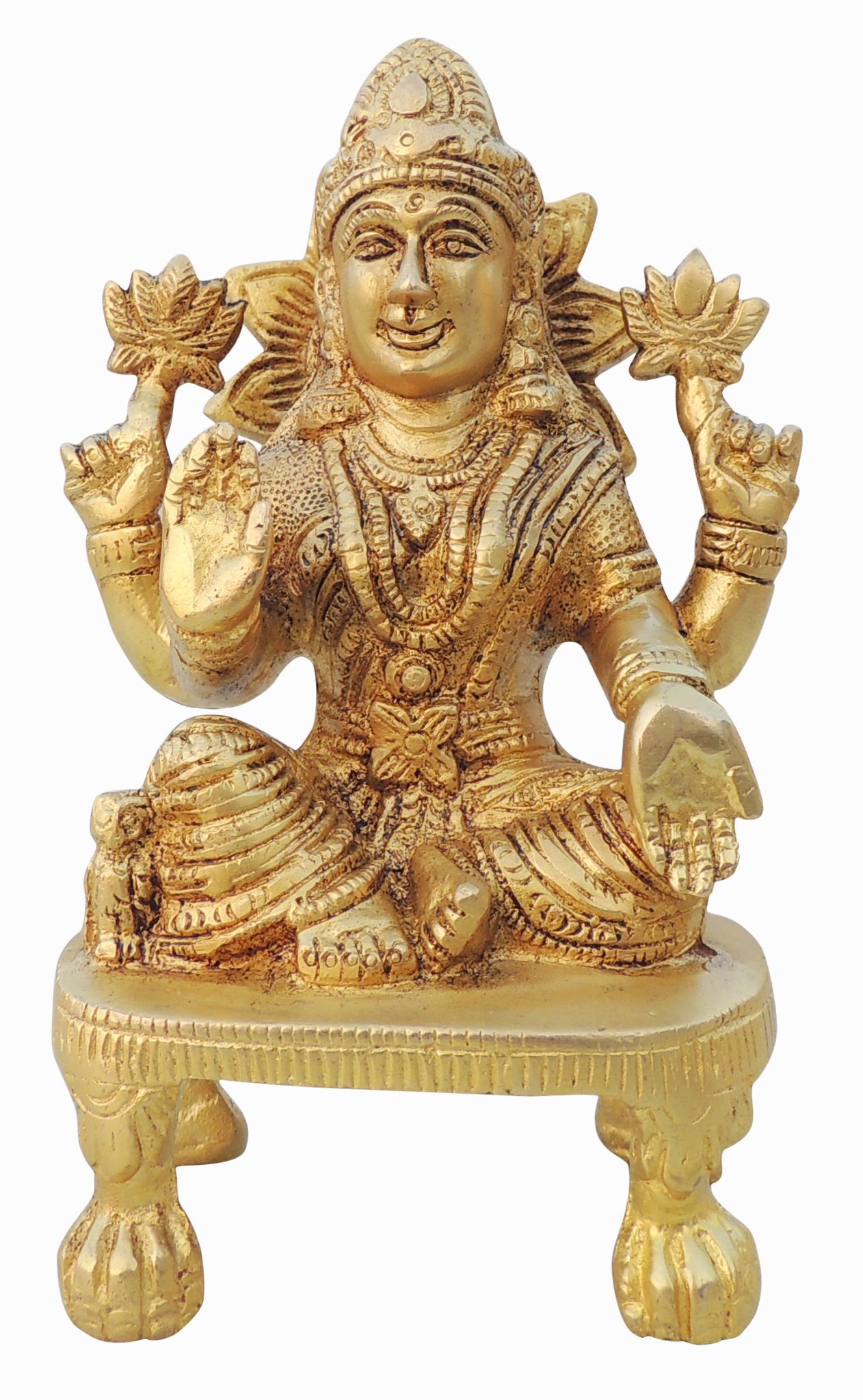 Brass Lakshmi — 5.6"