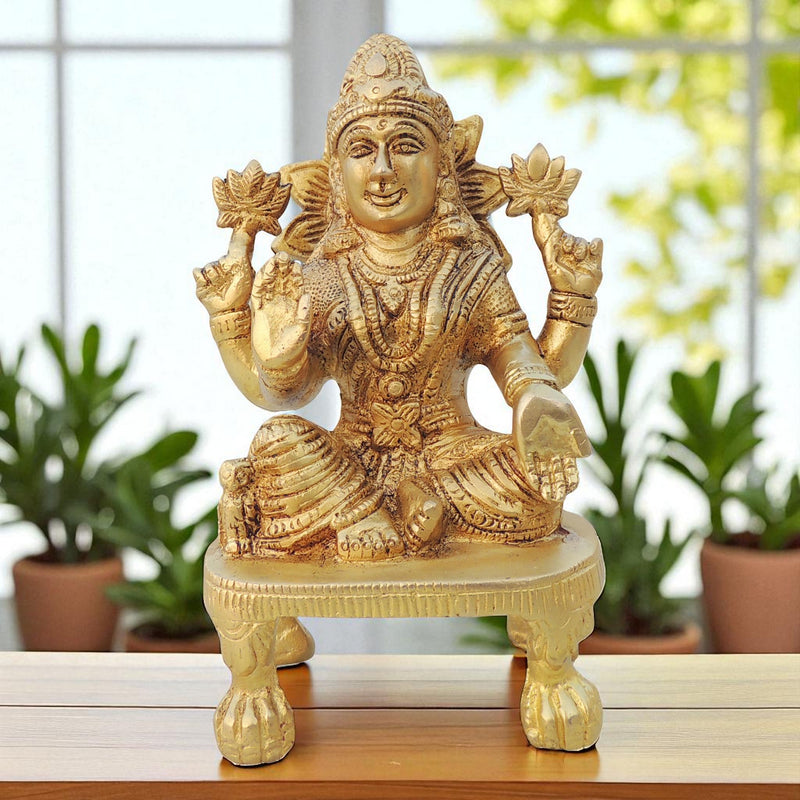 Brass Lakshmi — 5.6"