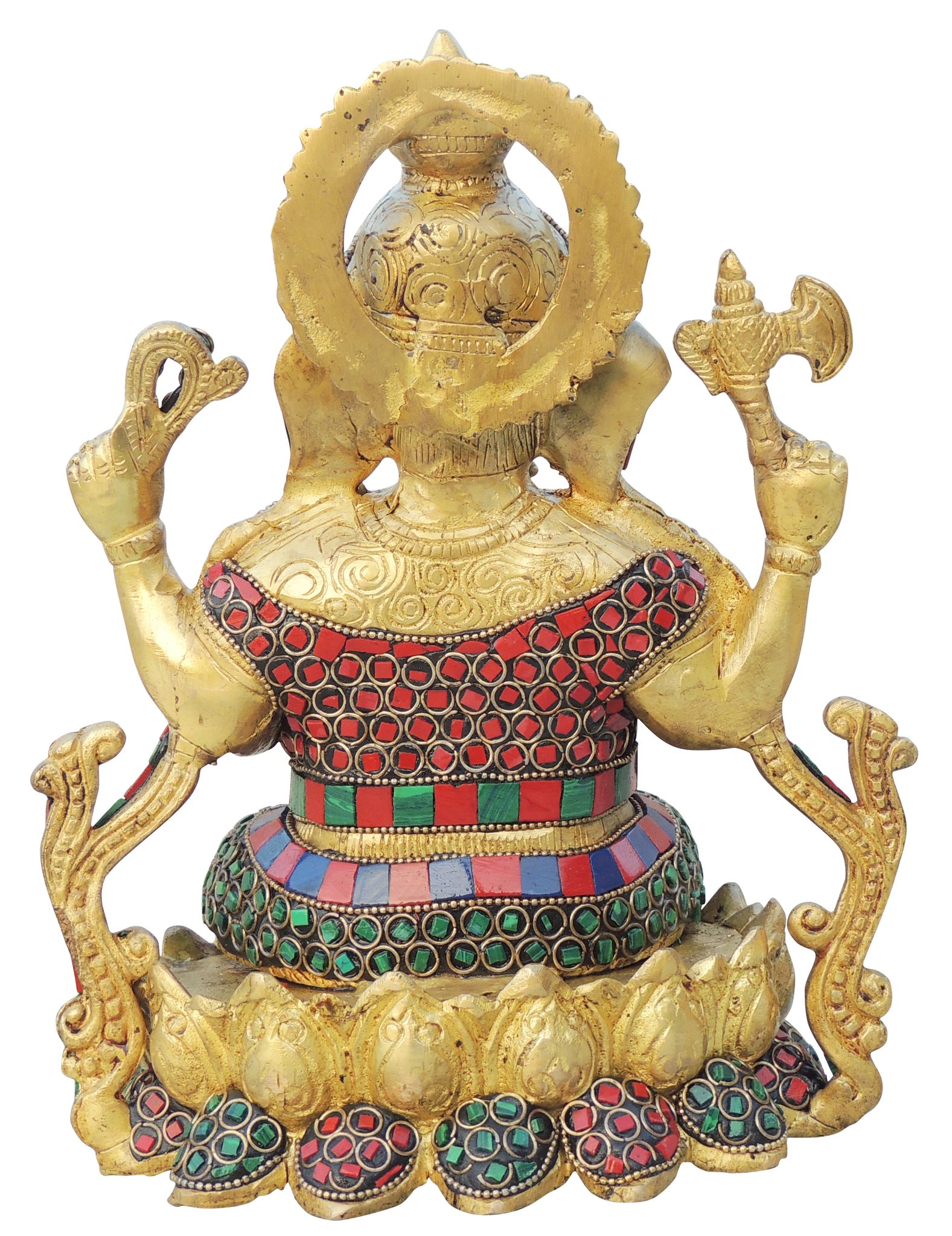 Brass Ganesh — 9.5"