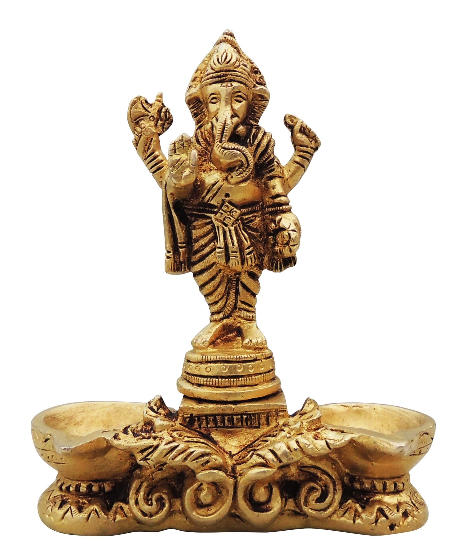 Brass Ganesh — 5.5"