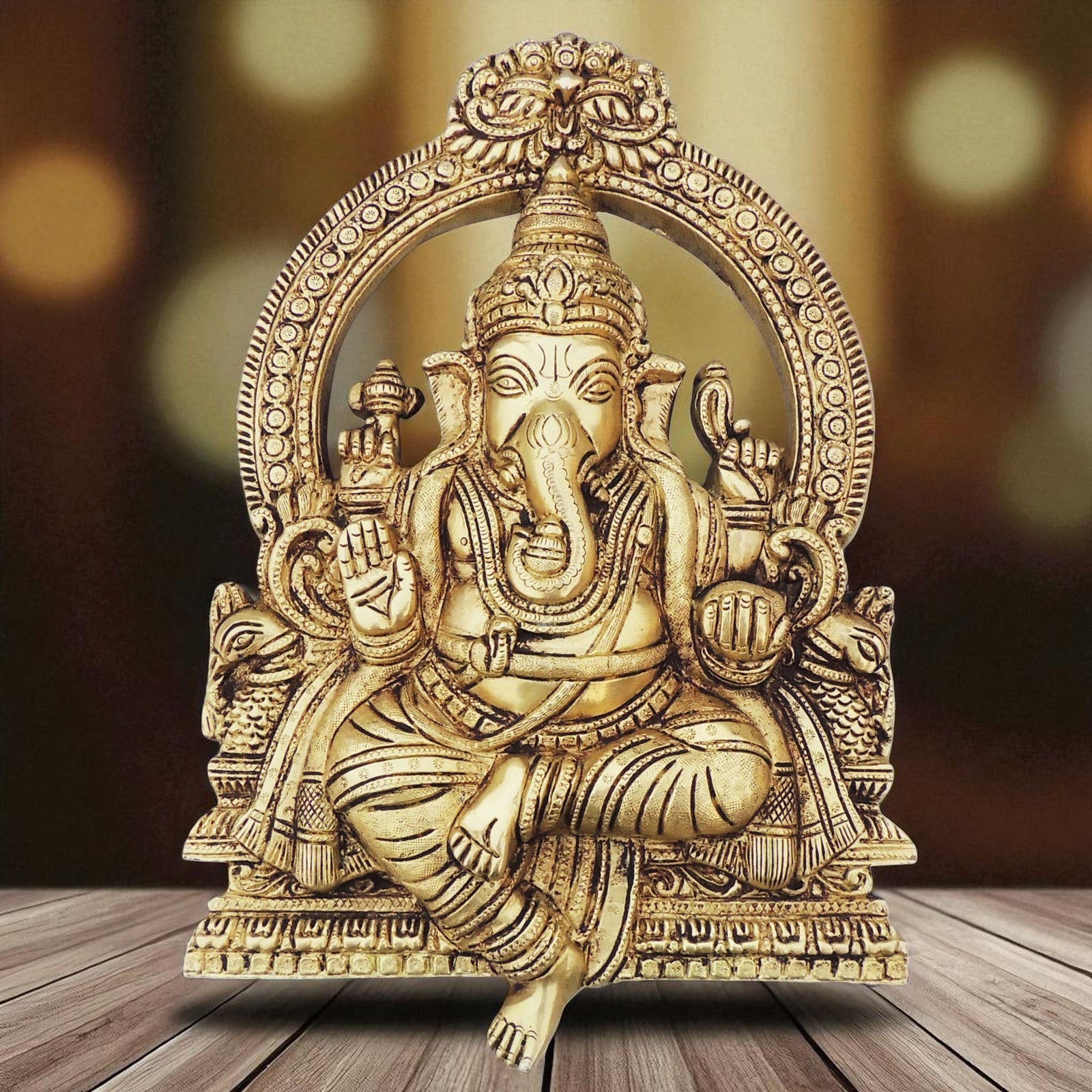 Brass Ganesh — 11.5"