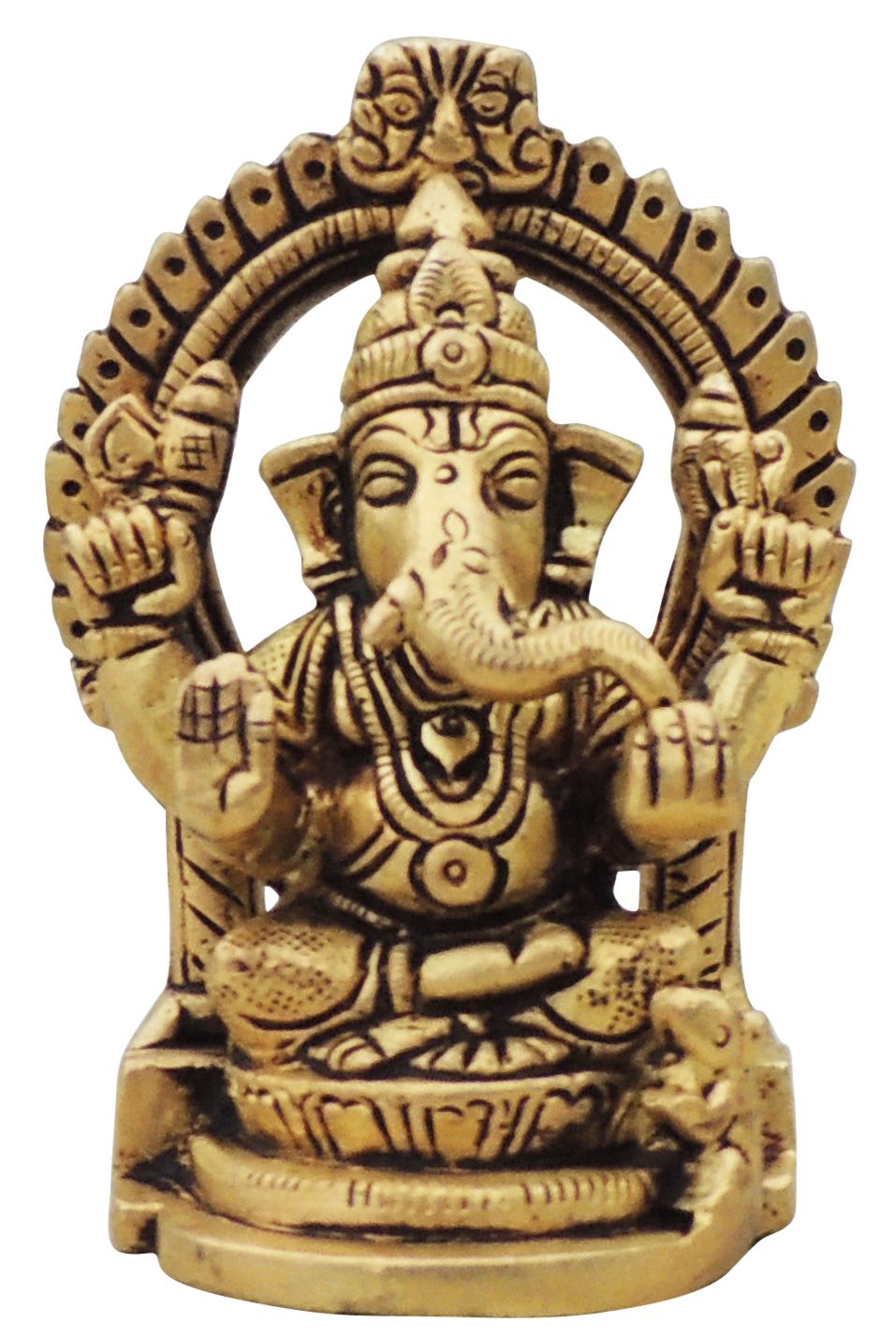 Brass Ganesh — 3.6"