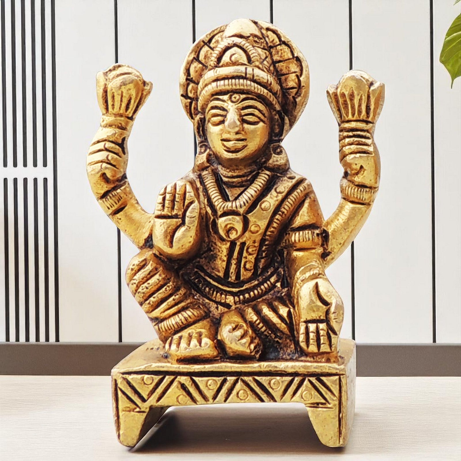 Brass Lakshmi — 2.5"