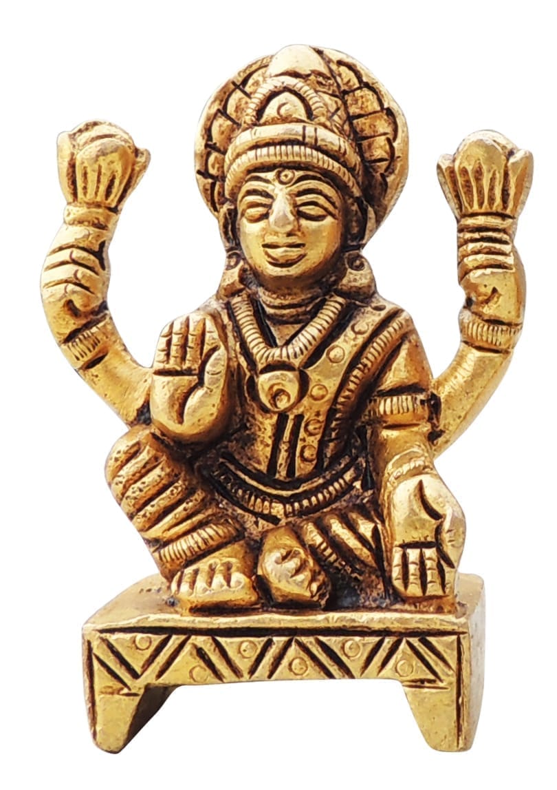 Brass Lakshmi — 2.5"