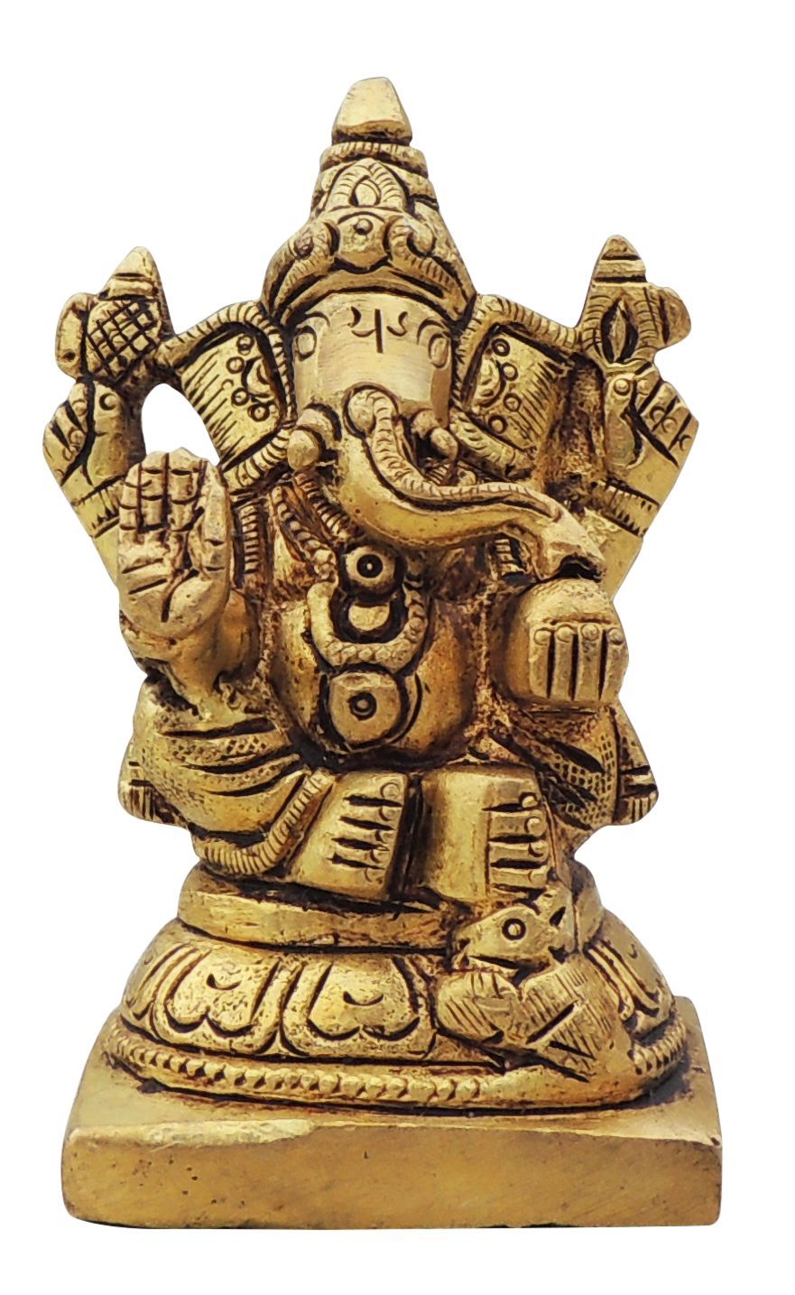 Brass Ganesh — 3.2"