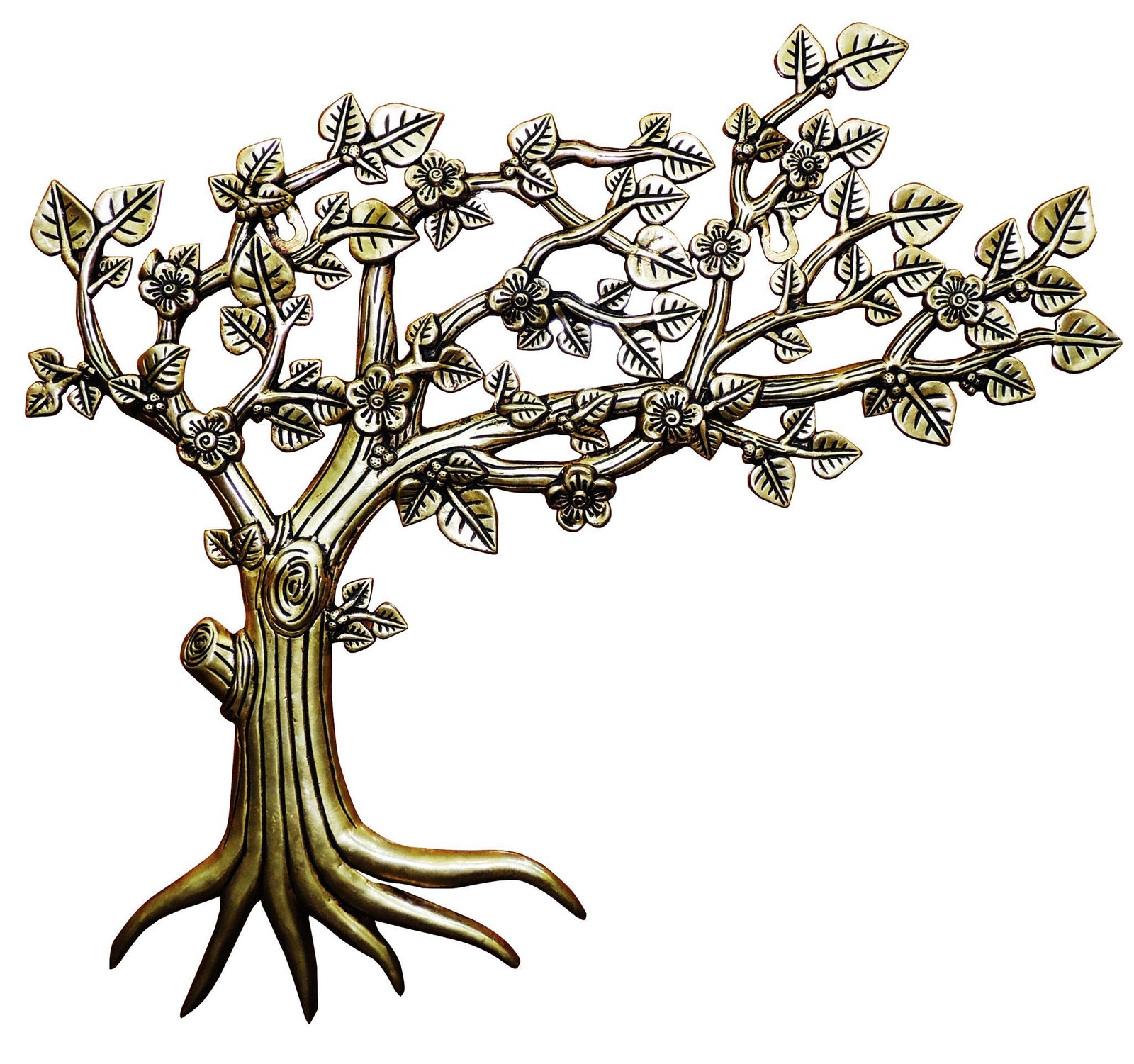 Brass Wall Kalpavriksha Tree — 18.5"