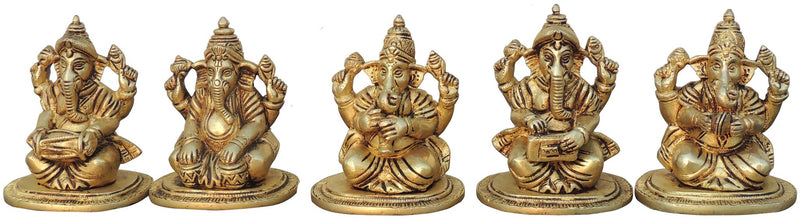 Brass Ganesh — 4"