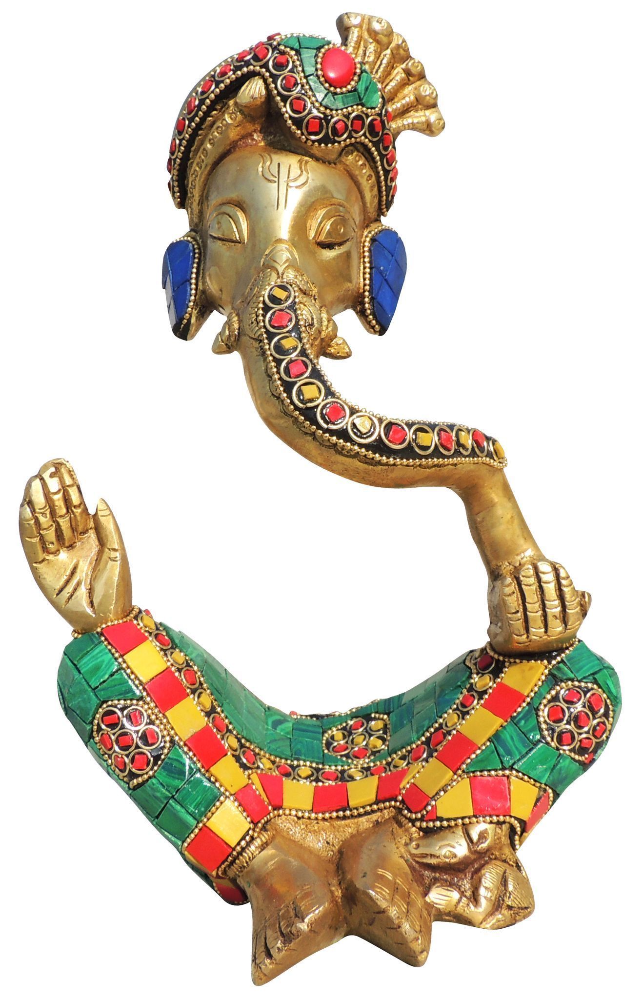Brass Ganesh — 10"