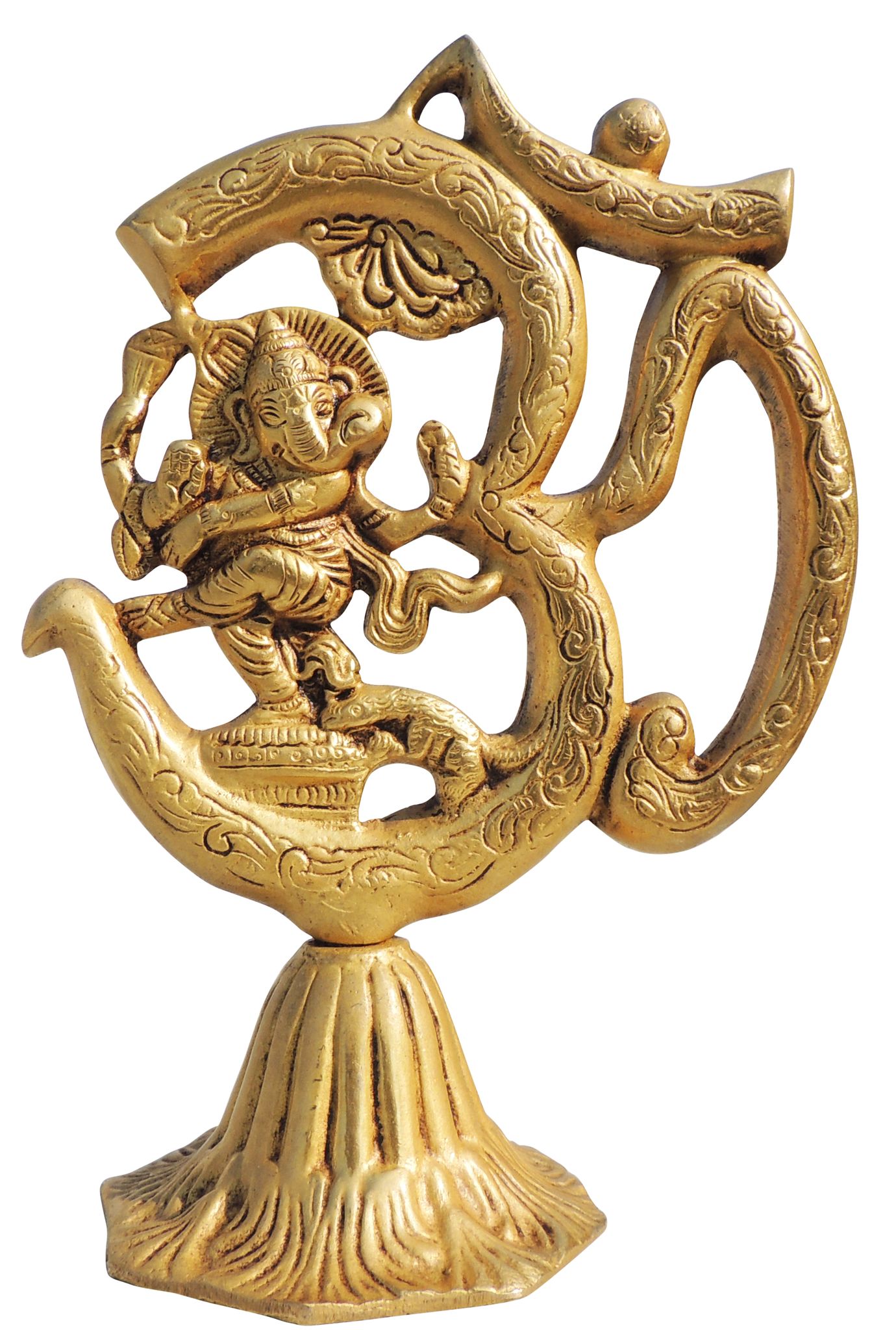 Brass Ganesh — 8.5"