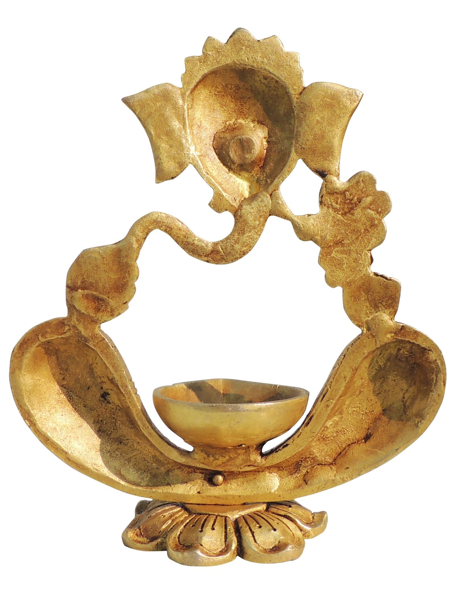 Brass Ganesh — 7"