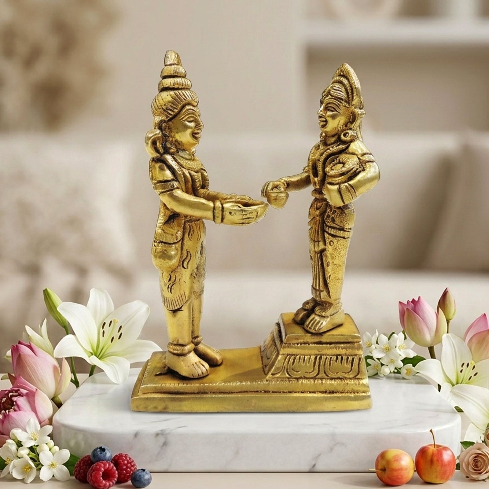 Brass Shiva, Standing — 5.2"