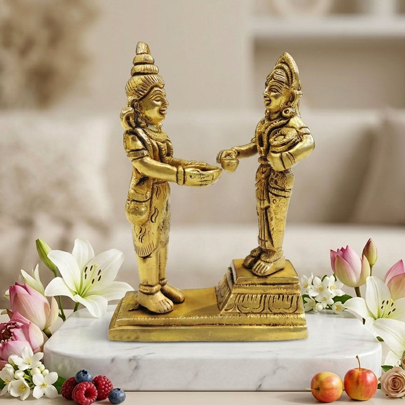 Brass Shiva, Standing — 5.2"