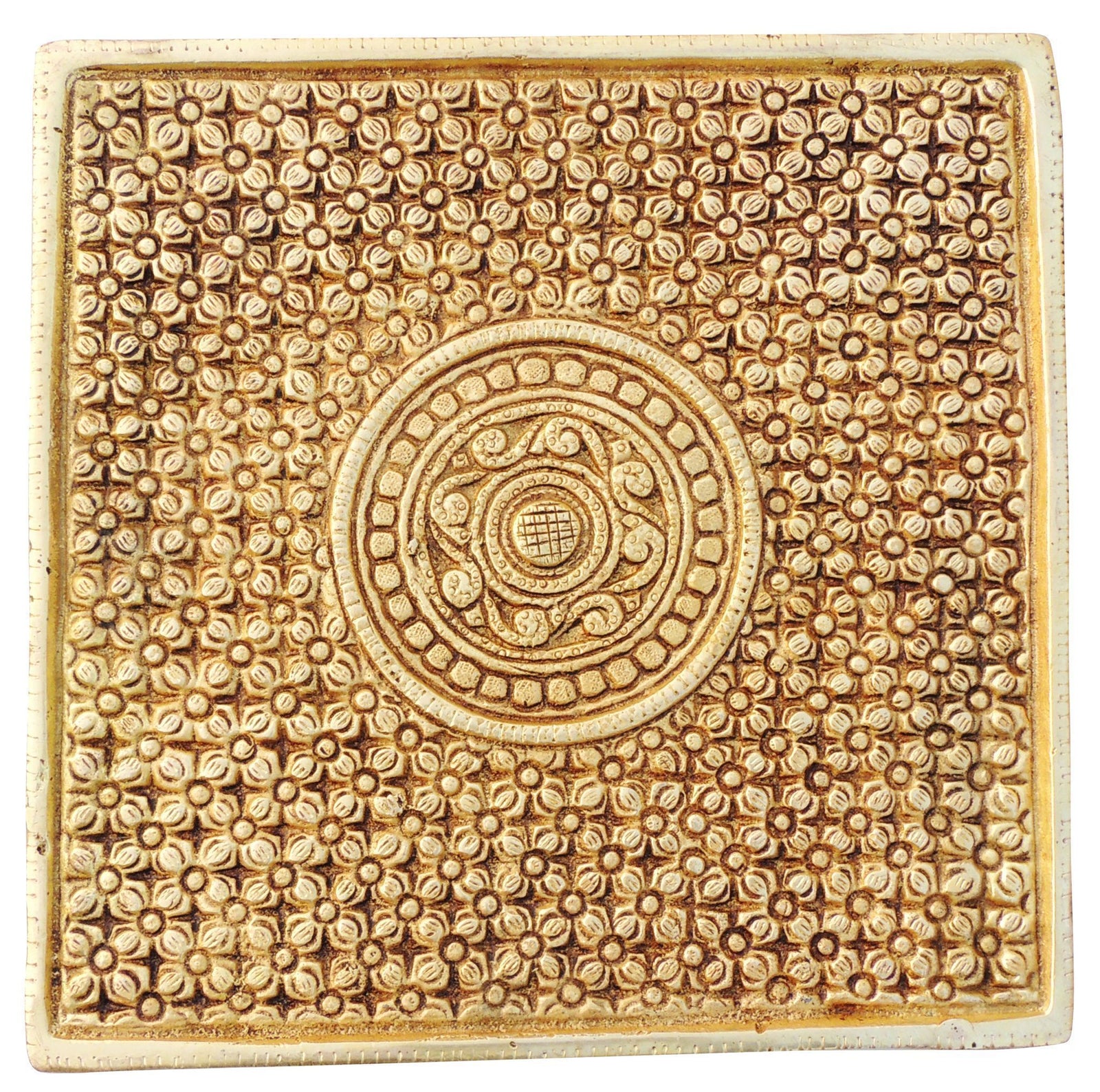 Brass Chowki Square — 2"