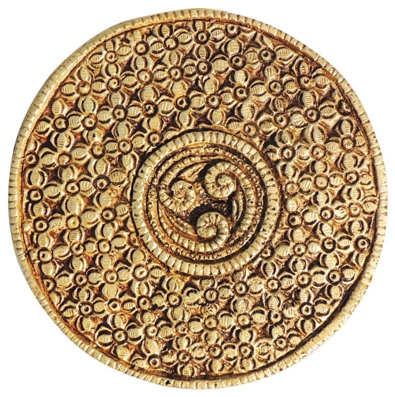 Brass Chowki Round — 2"
