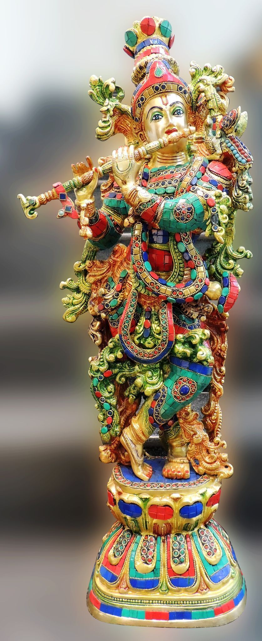 Brass Krishna — 29"