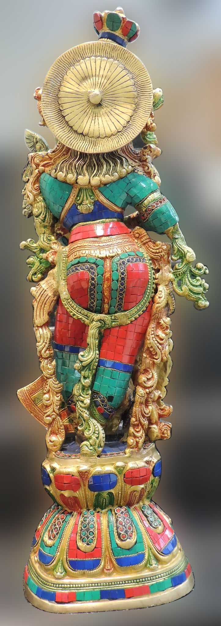 Brass Radha — 30"