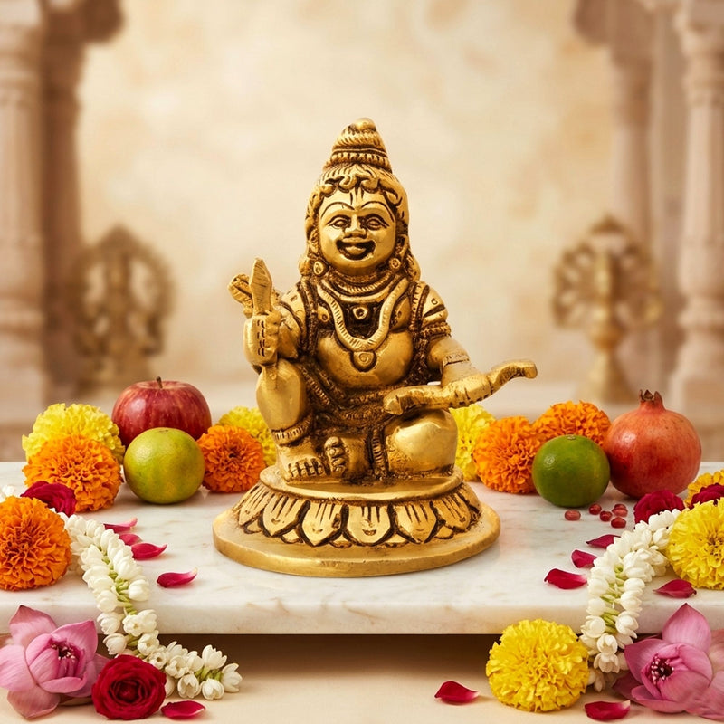 Brass Krishna — 4.5"