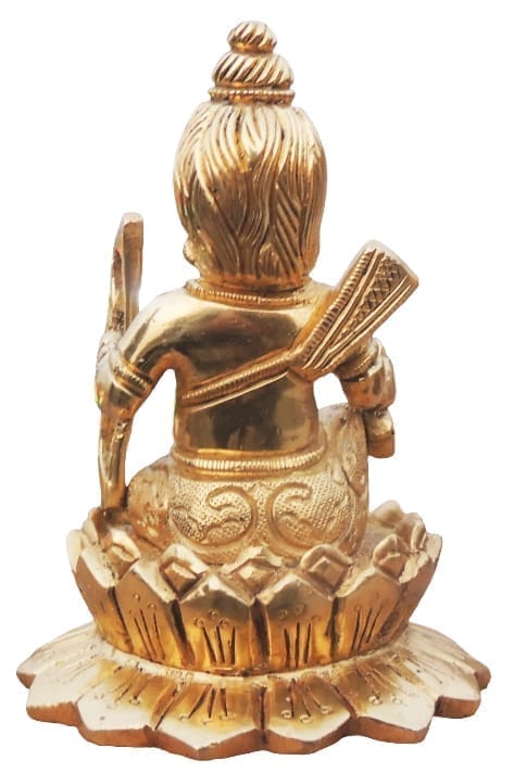 Brass Krishna — 5"
